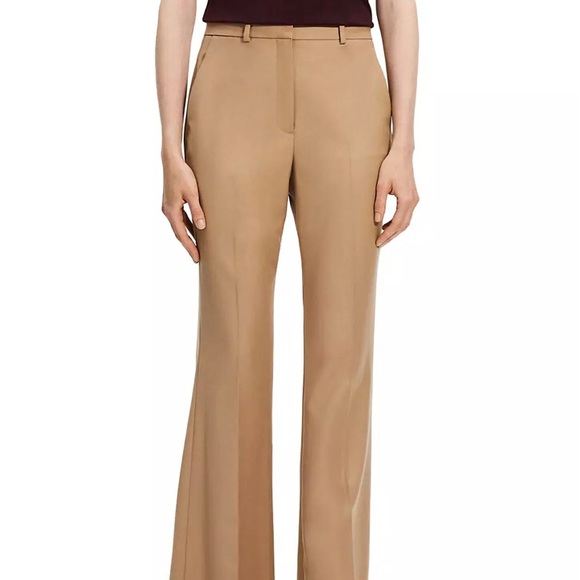 Theory High Waisted Demitria Wool Pants - Picture 2 of 13
